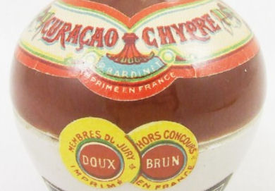 Bardinet Curaçao Chypre Doux Brun detail